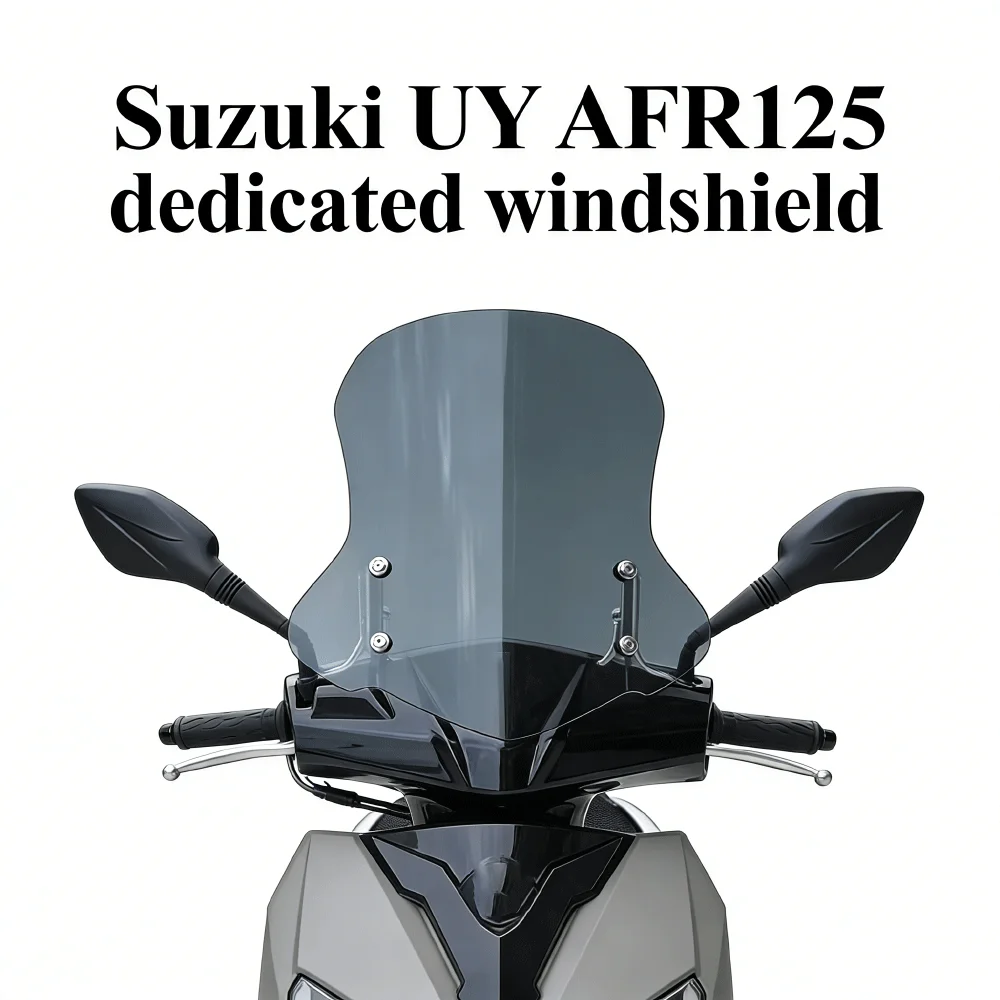 For Haojue UY125 Haojue Motorcycle Windshield Modification Windshield Can Be Raised and Lowere Deflector Windshield