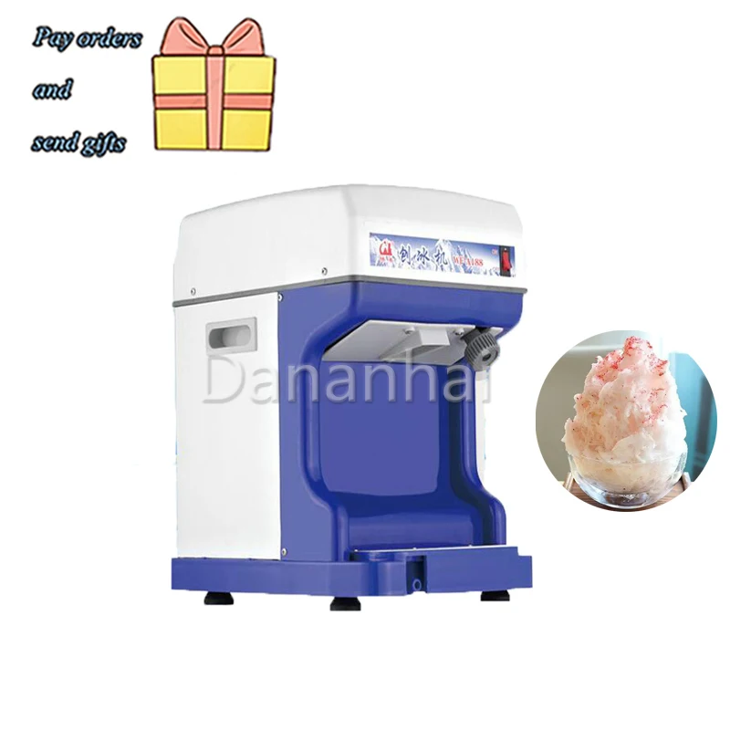 Small Shaved Ice Commercial Cone Machine Outdoor Carnival Party Ice Sander