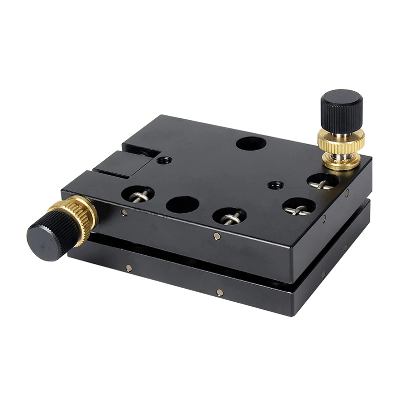 PT-QX07 Manual Dual Axis Tilt Stage with Pitch and Horizontal Rotation 1-Year Warranty