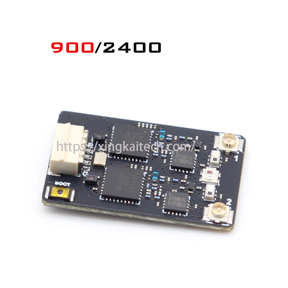 

ELRS 900Mhz/2.4Ghz Diversity Receiver Long Range Dual Antenna ELRS RC FPV Racing Drone Remote Control Plastic
