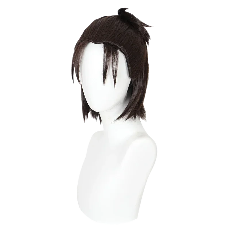 FC6Eren Jaeger คอสเพลย์อะนิเมะโจมตีบน Titan วิกผมชุดฮาโลวีน Eren Yeager คอสเพลย์เครื่องแต่งกายสีดํายาว Trench Coat @ FC8!