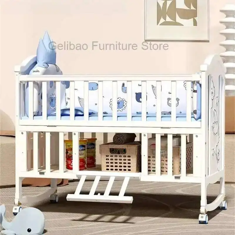 Bed Kids Bassinet Baby Walkers Newborn Bunk Things Child Hut Toddler Bed Mother Children's Individual Beliche Juvenile Storage