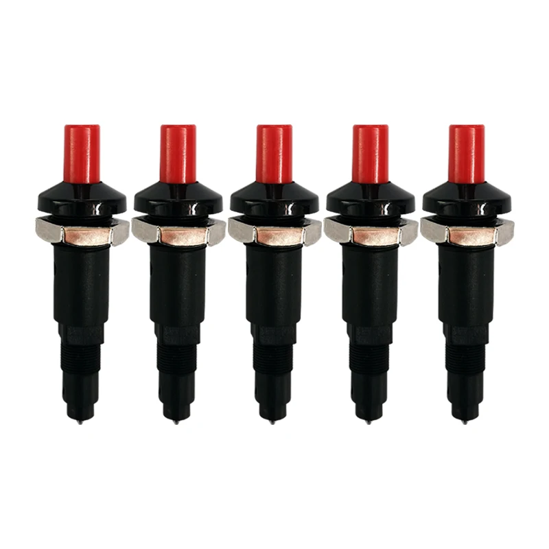 

5PCS 1 Outlet Piezo Igniter Spark Plug Push Button Lighter for Special Gas Heater Oven Specific Burning Appliance Equipment
