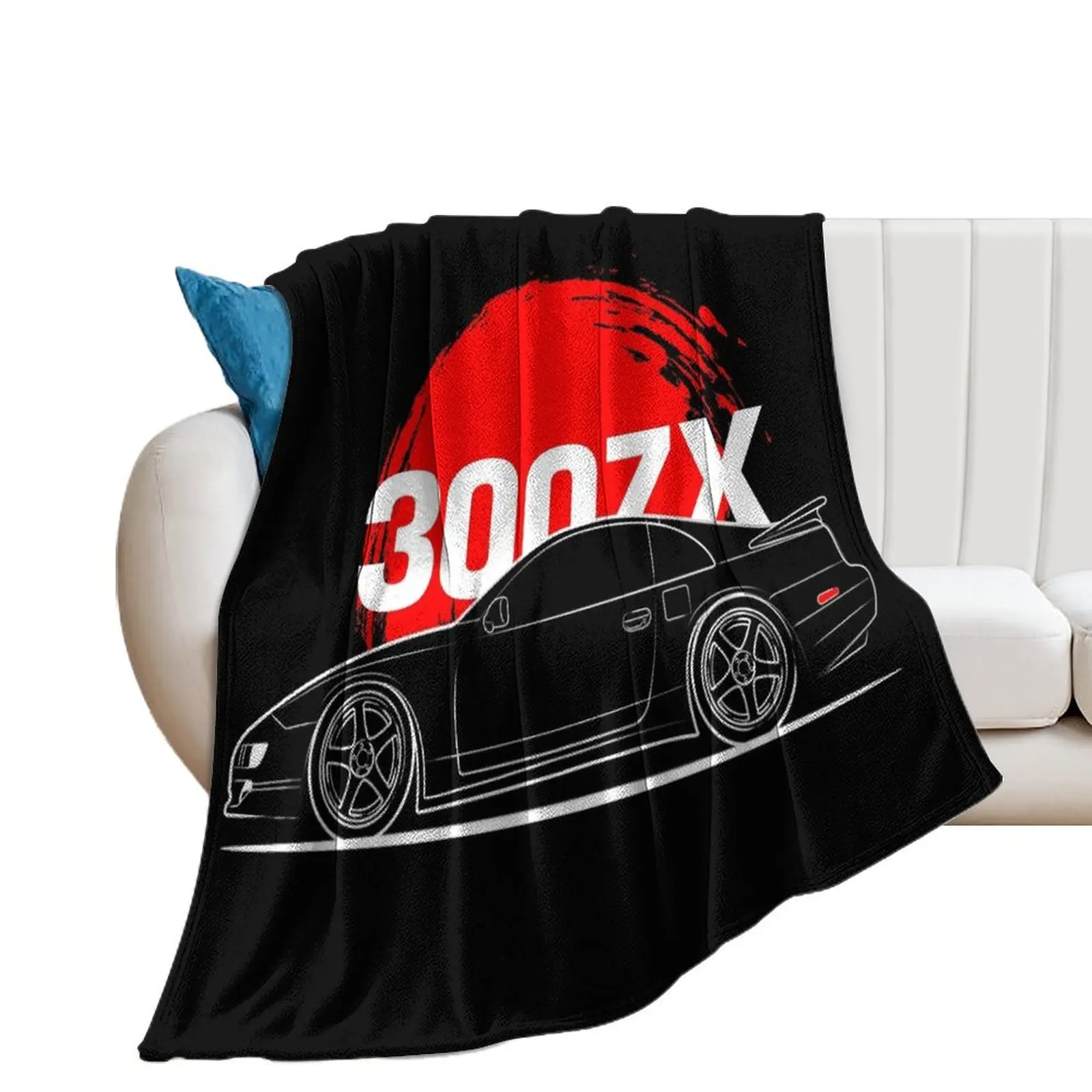 

JDM 300ZX Throw Blanket Bed Fashionable Plaid Blankets