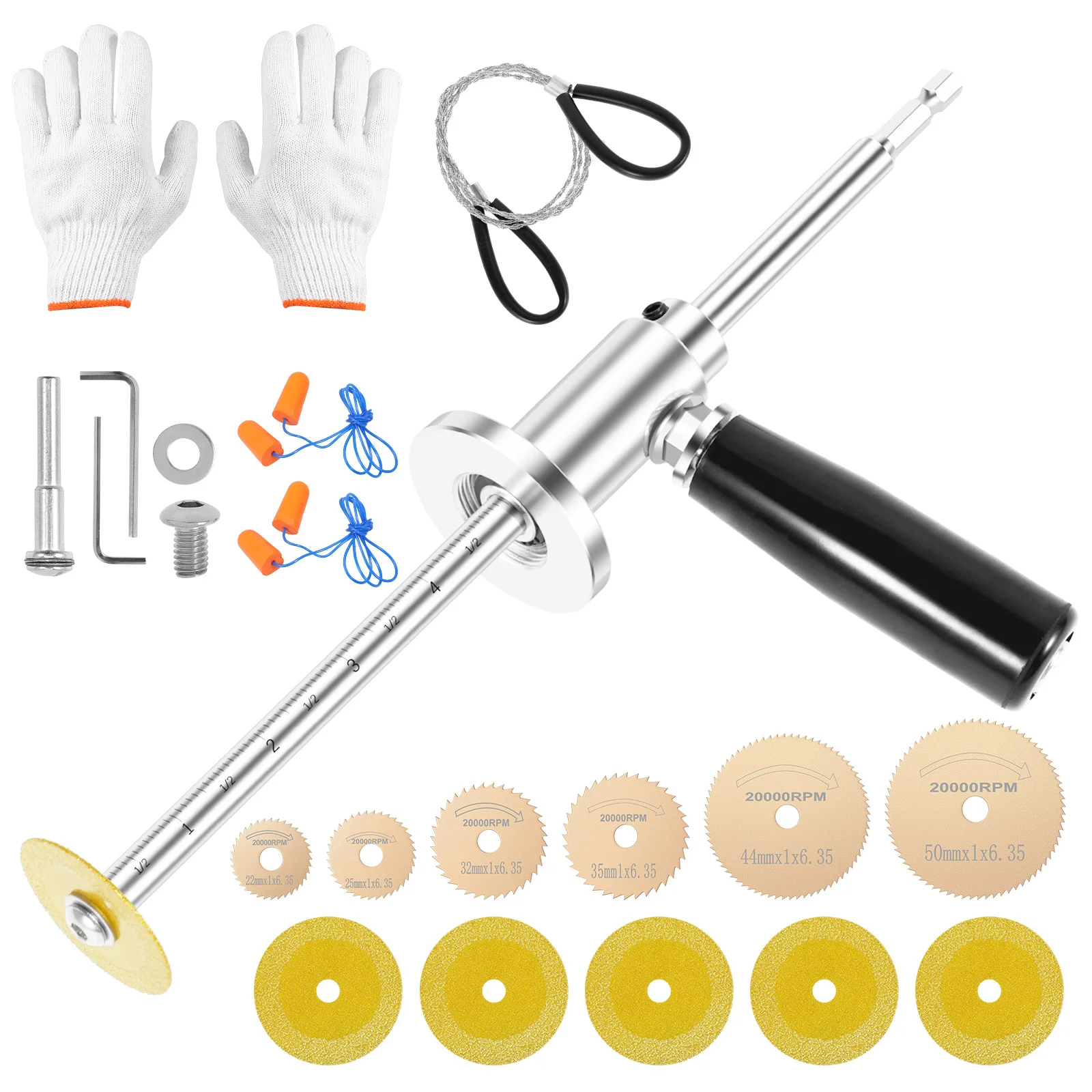 

Stainless Steel PVC Pipe Inside Cutter Depth Adjustable Internal Pipe Cutter Tool Labor Saving PVC Tubing Cutting Kit for ABS