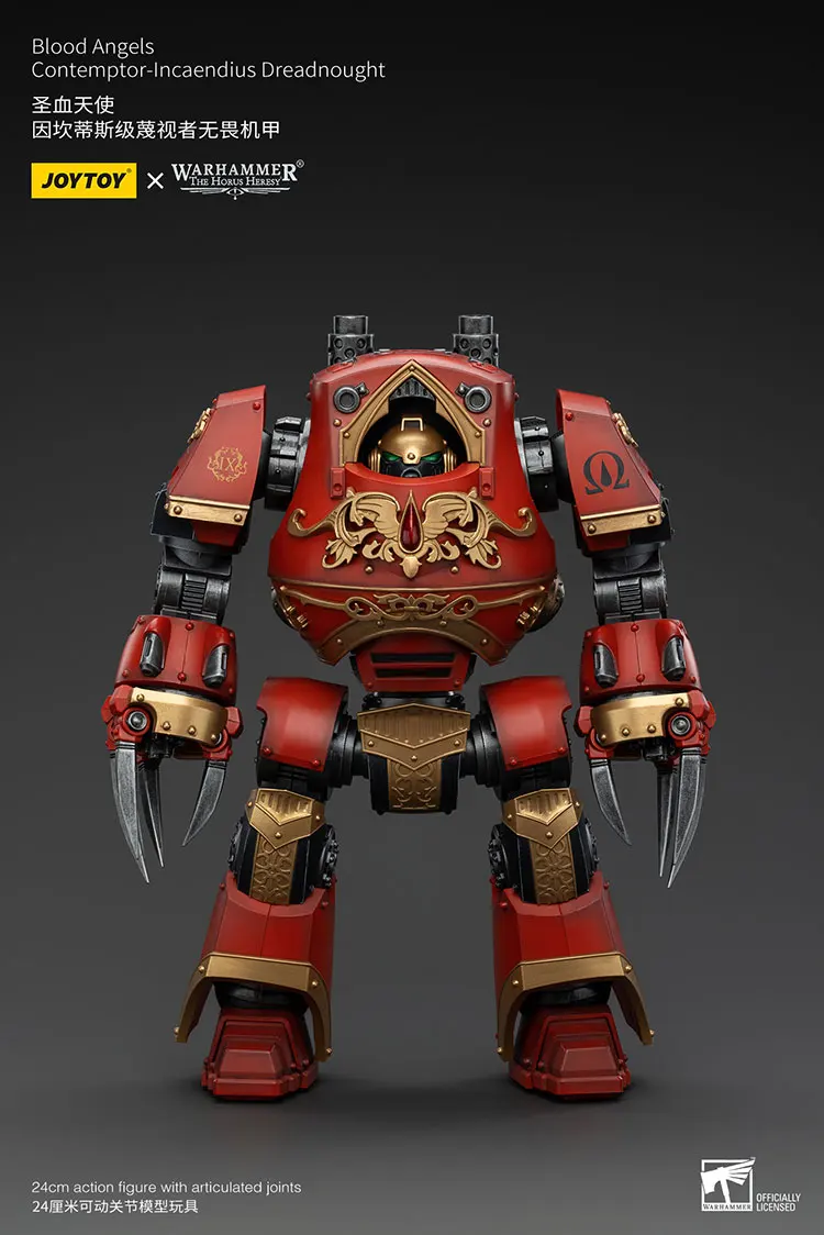 

JOYTOY Warhammer "The Horus Heresy" Blood Angels Contemptor-Incaendius Dreadnought Action Figures Doll Decoration Gift Original