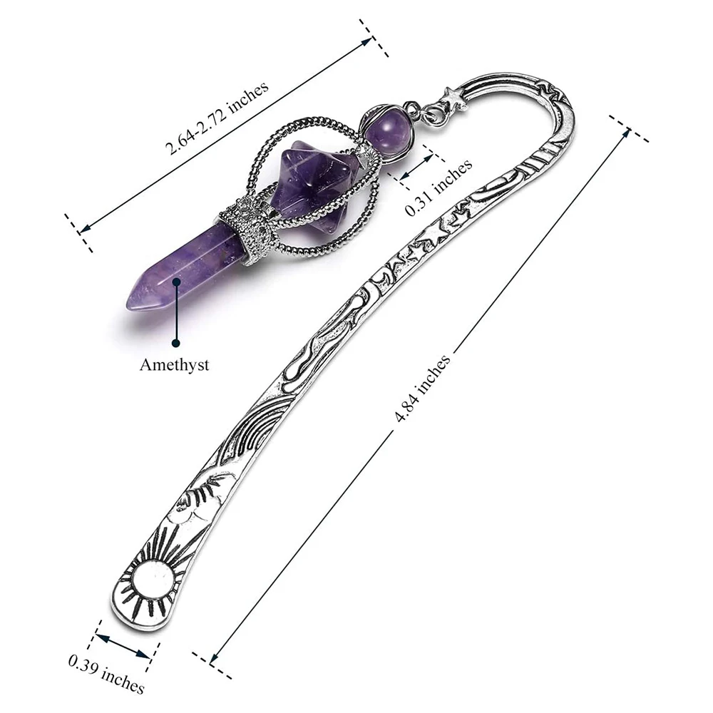 Винтажная металлическая Закладка фиолетовая фотография Подвеска-маркер подарки для женщин учителя