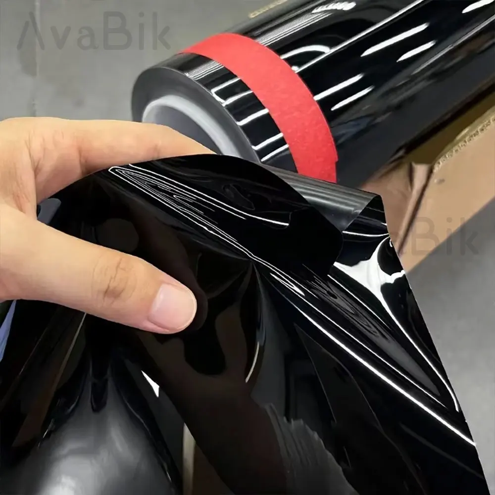 

30/50/60 см * 3 м/6 м PPF Высокое качество глянцевый черный ТПУ полиуретан самовосстанавливающаяся автомобильная невидимая защитная пленка для краски ремонт царапин