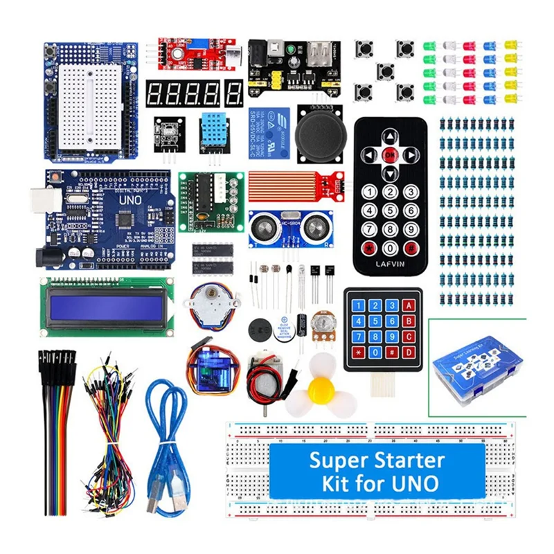 

CJSD-For UNO R3 Development Board Super Starter Kit RFID Upgrade Kit Learning Kit Tutorial Included