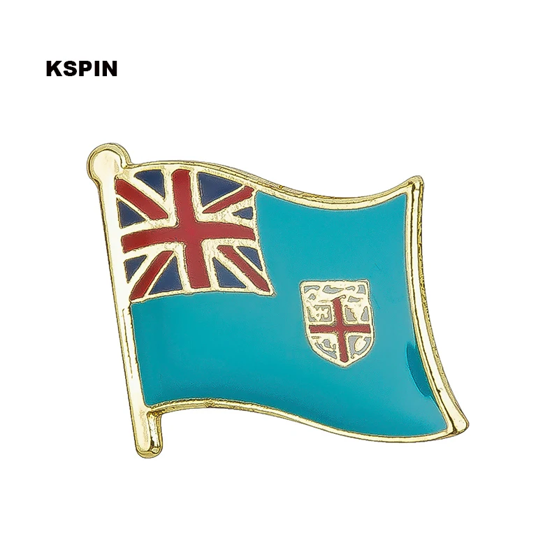 Fiji Flag Badge Brooch Natinal Lapel Pins Flag Lapel Pins Country Flag Badge