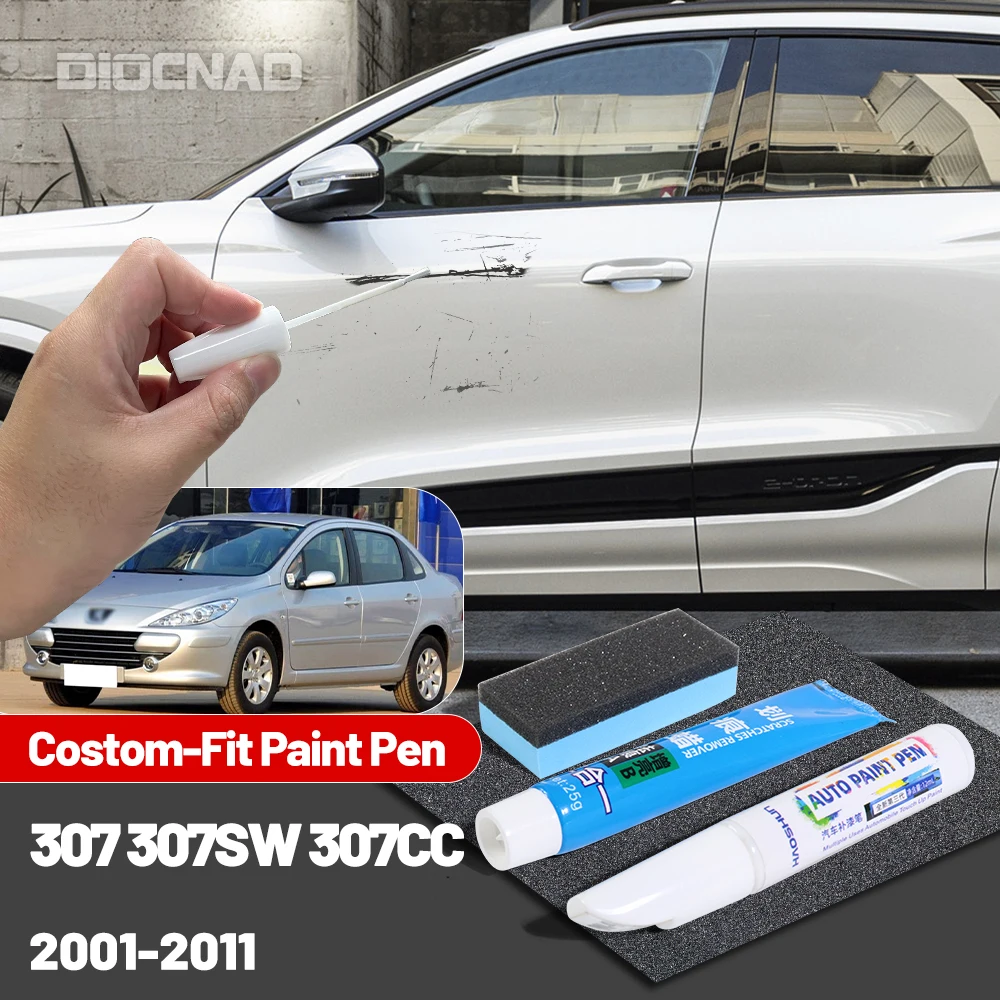 

For Peugeot 307 307SW 307CC 2001-2011 2010 2009 2008 2007 2006 Car Touch Up Paint Pen Scratch Repair Scratch Remover Paint Care