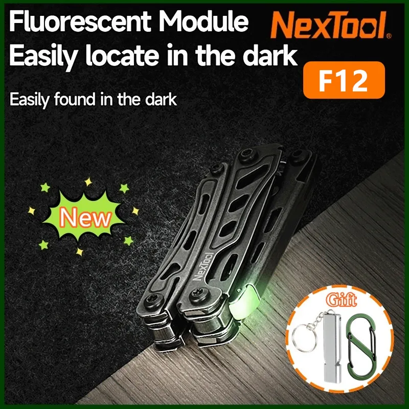 

NexTool Keychain Mini Flagship F12 Folding Multi Tool 13 In 1 Screwdriver Pliers File Ruler Bottle Opener Scissors EDC Hand Tool