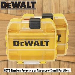 DEWALT Original TSTAK Yellow Tough Case Mini Stackable 74*67*17MM Drill Bits Storage Box Tool Accessories 2PCS