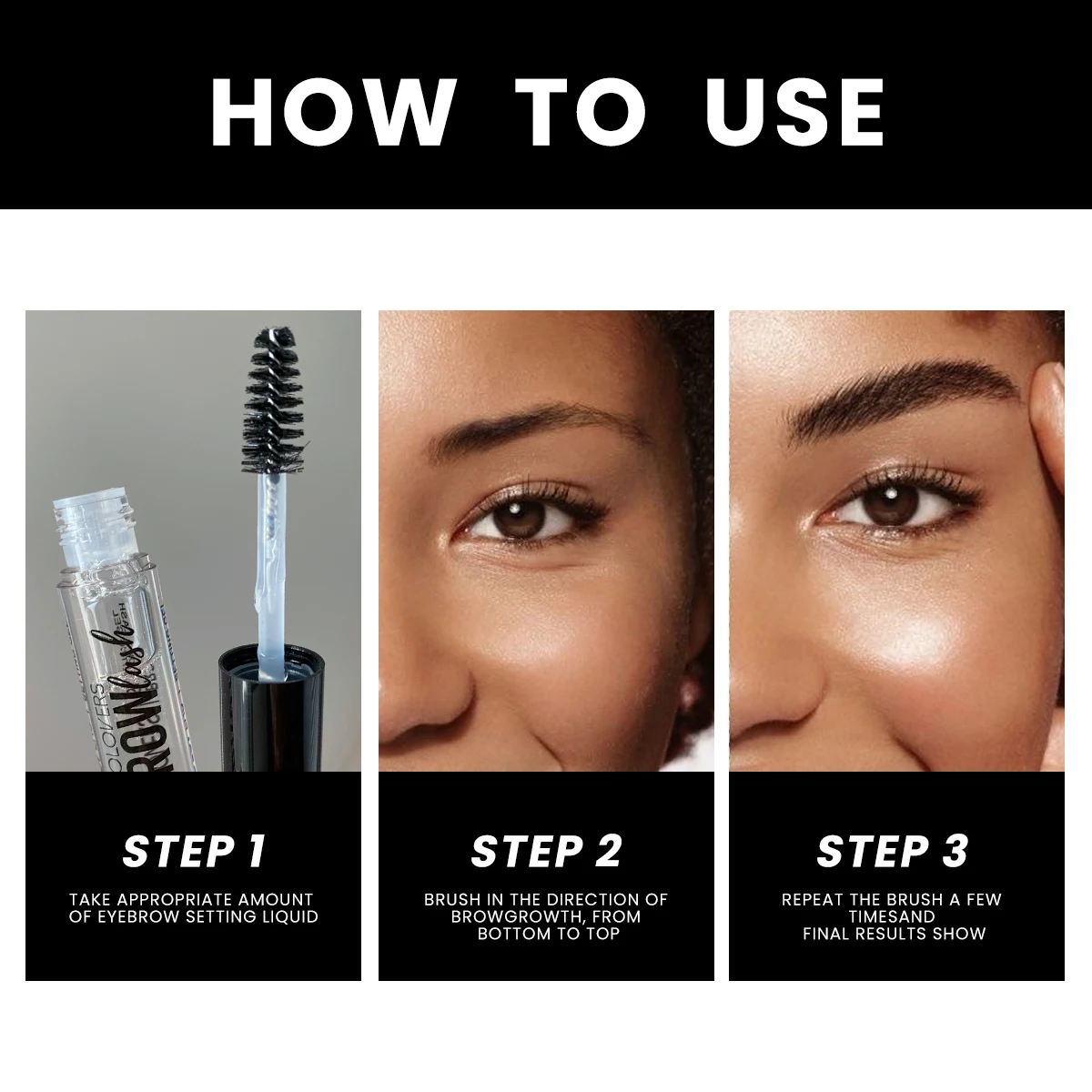 صابون تصفيف الحواجب المقاوم للماء، جل شفاف للحواجب مع فرشاة، تثبيت شكل الحواجب، تركيب سريعًا وسريعًا