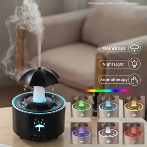 Creative Umbrella Water Drop Air Humidifier with Colorful Light Raindrop  Aroma Essential Oil Diffuser Aromatherapy Humidifier - AliExpress