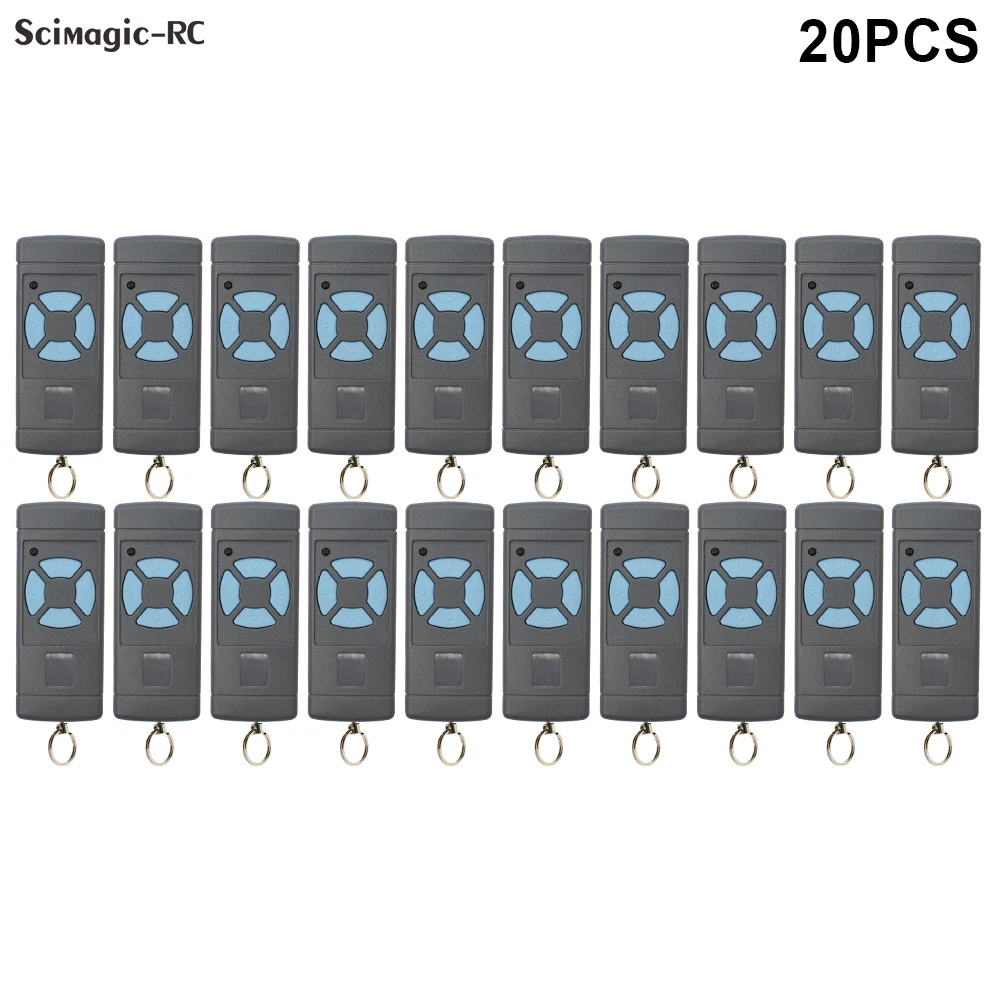 Garage Door Remote Control 20 PCS HORMANN HSE2 HSE4 Compatible With HSM2 HSM4 HS2 HS4 Blue Button 868.35MHz Gate Keyfob 868MHz