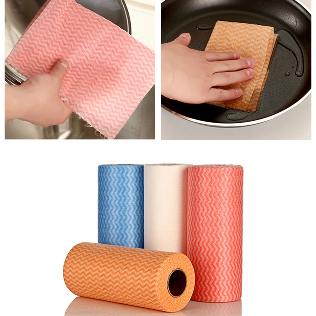 Portable Single Use Dishwashing Cloth Cleaning Towel Kitchen Gadget