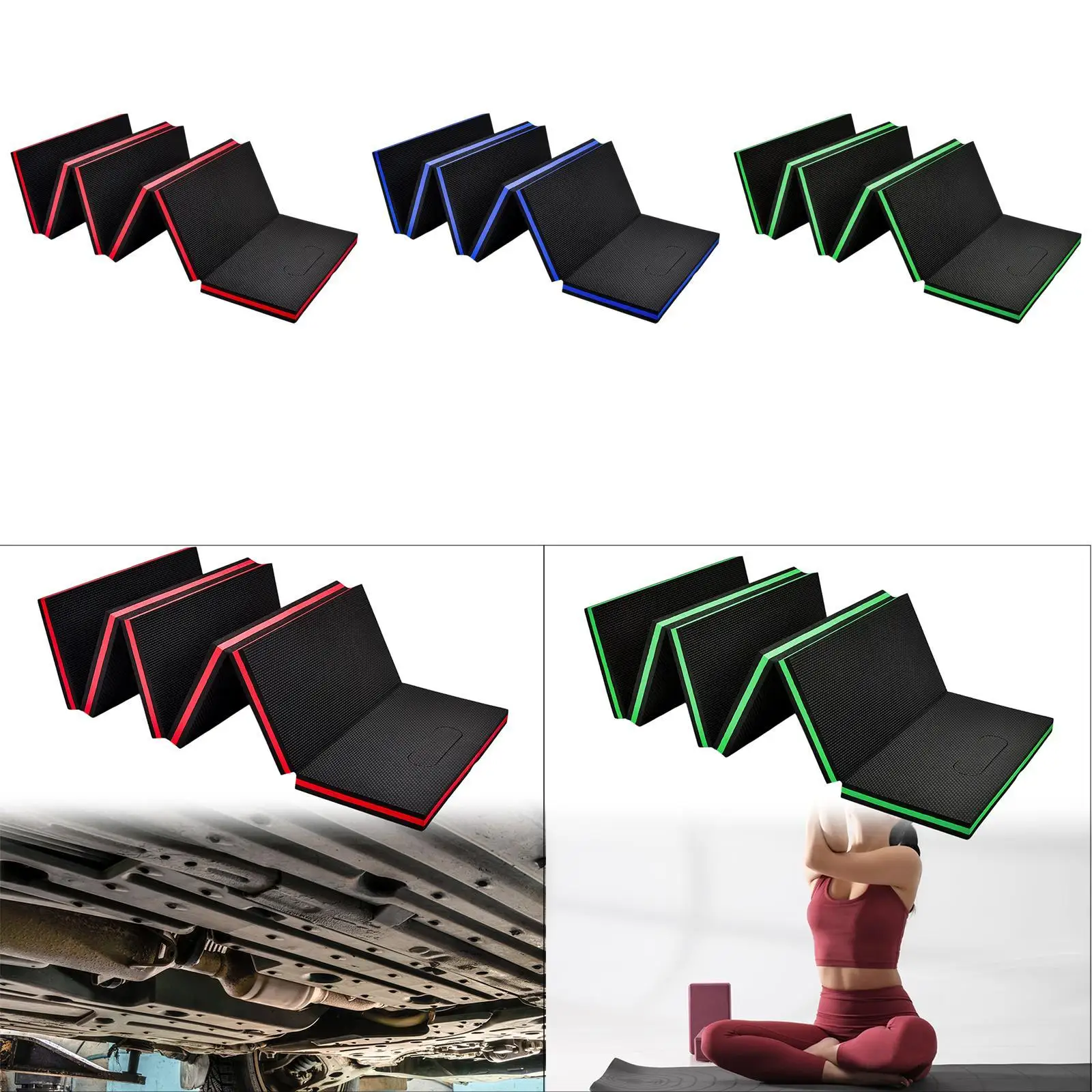 

Складной механический коврик из ЭВА, многоразовый противоскользящий коврик высокой плотности, складной толстый коврик для дома, садоводства, тренировок в тренажерном зале