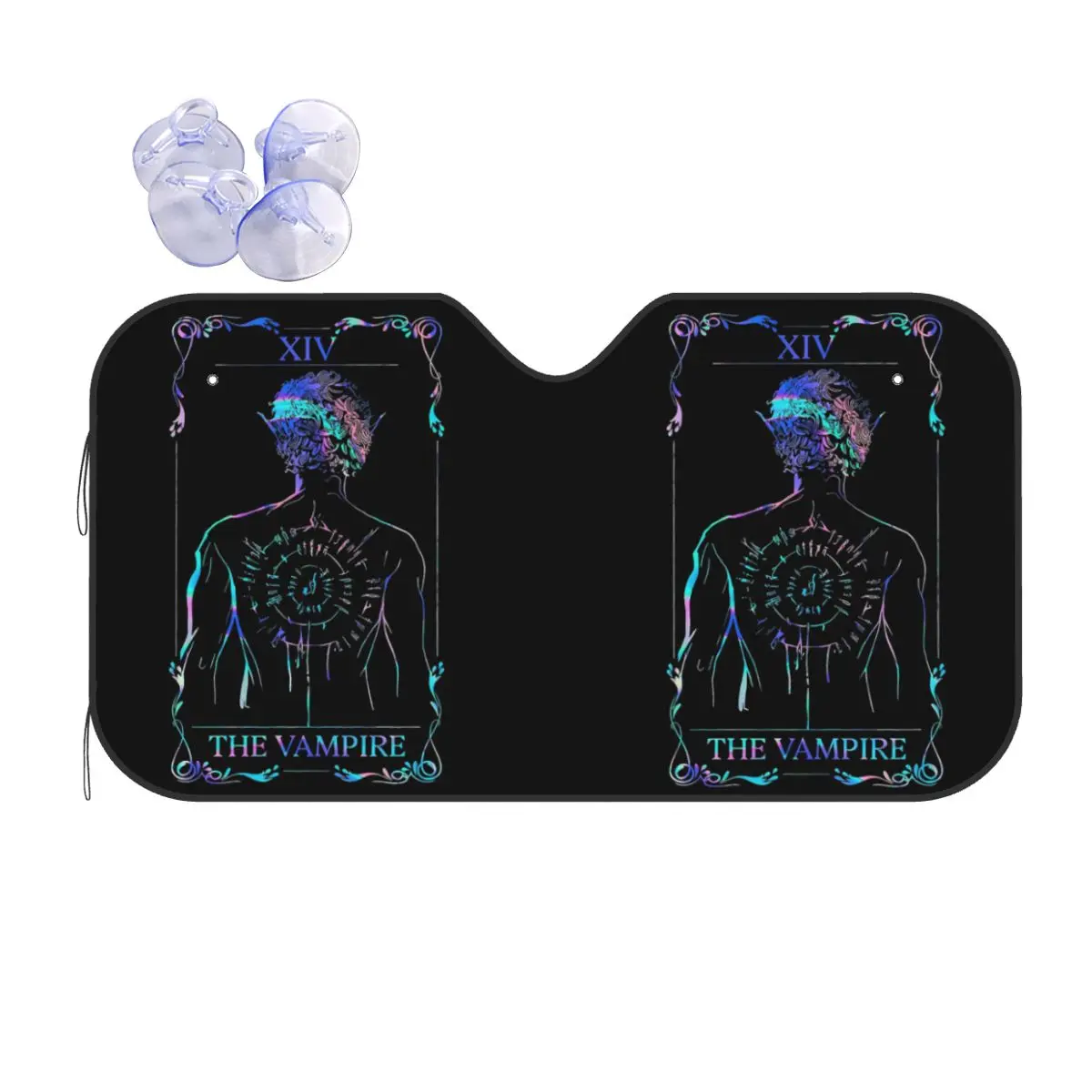 

Astarion Baldurs Gate The Vampire Солнцезащитный козырек Лобовое стекло автомобиля Переднее лобовое стекло Солнцезащитный козырек Аксессуары Чехлы