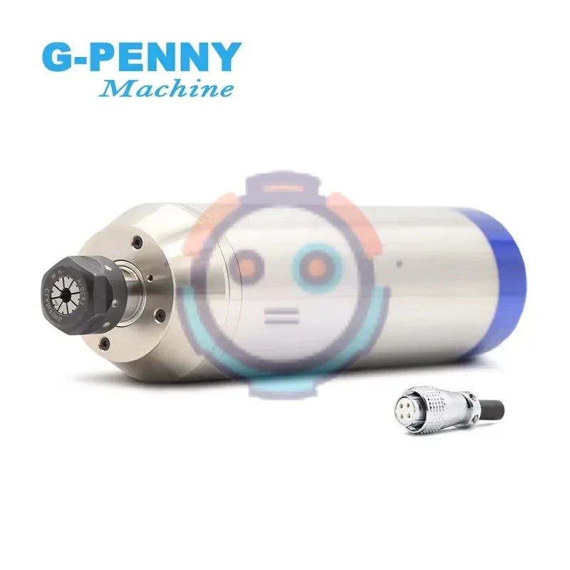 hot 220v 380v 2.2KW CNC Water Cooled Spindle Motor 4pcs Ceramic Ball Bearings 2pole 4pole Working for Metal, Iron, Stainless