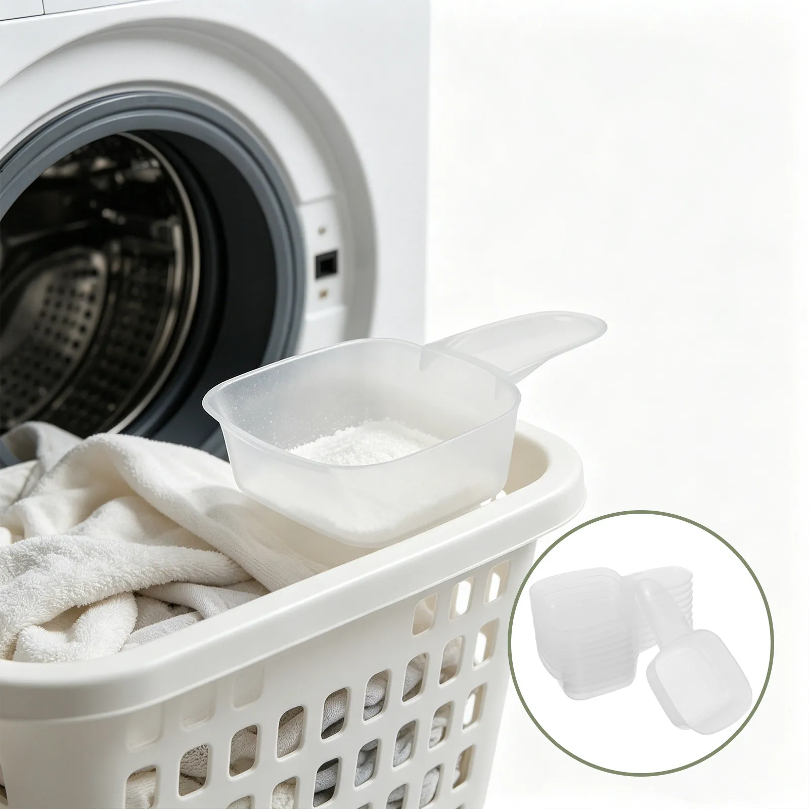 30Pcs Laundry Detergent Scoop Plastic Measuring Cup 40Ml Precise Dosing Spoon Powder Liquid Laundry Measuring Spoon