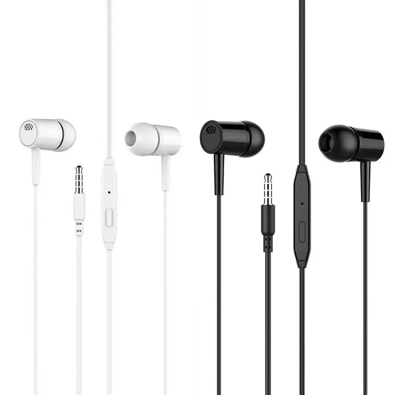 3.5mm Wired Earphone Sport Bass Stereo In-ear Headset Headphones with Mic Handsfree Call Phone Headset for smartphones