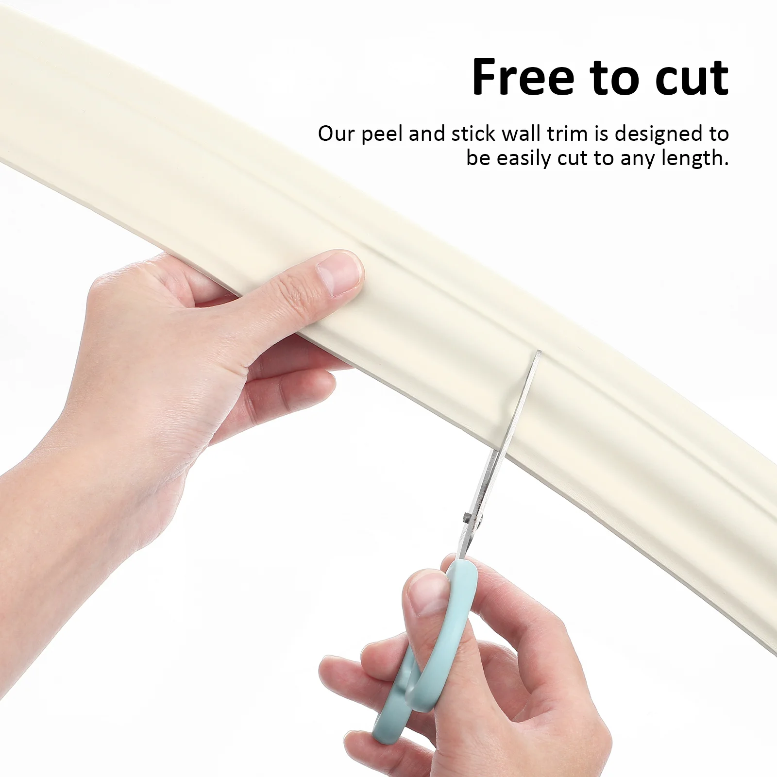 Self-adhesive Border Soft Lines Trim Caulk Strip Molding Caulking Peel And Stick For Wall Flexible Nbr Mirror Corner