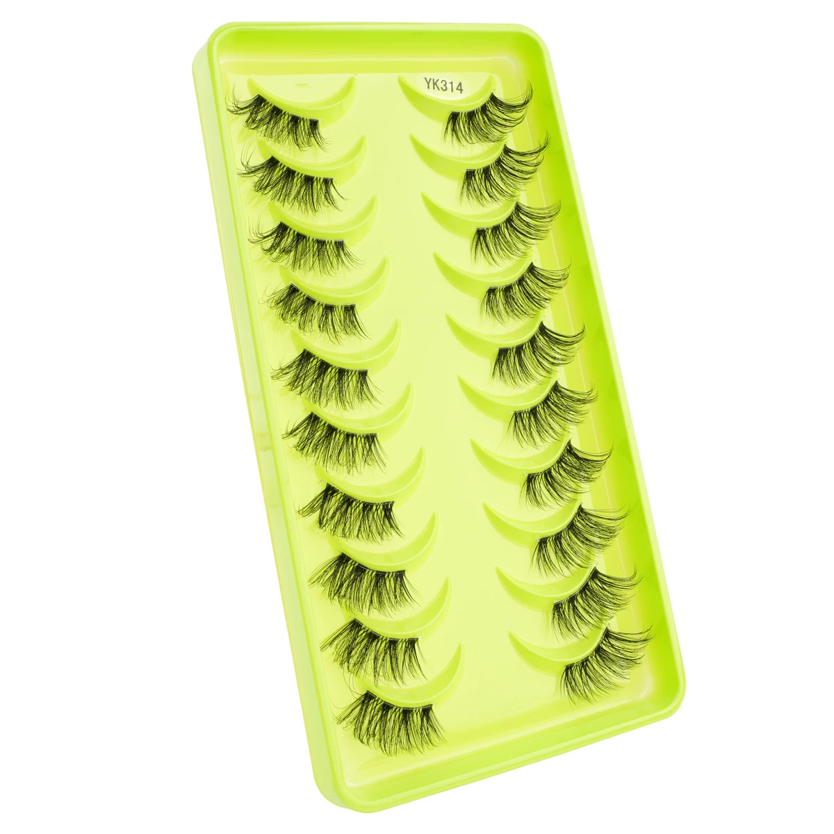 YSDO Fox demi-cils doux naturel Faux vison cils Faux cils aspect naturel court vaporeux clair bande cils maquillage Multipack