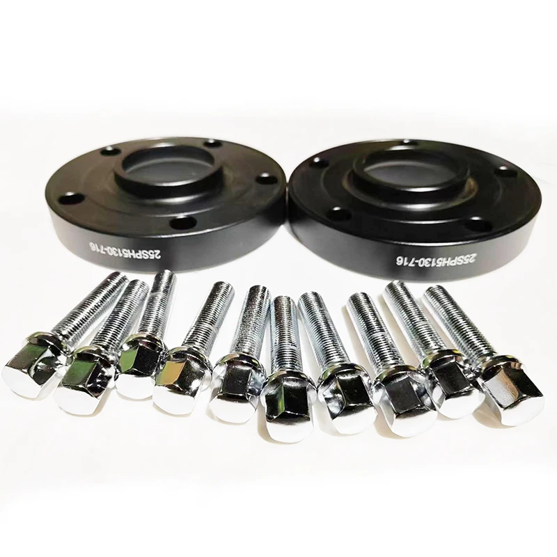 

2PCS 5X130 71.6 I 5*5.12 1inches Wheel spacer with ball shape studs 12*1.5 Fit for Porsche Audi Volkswagen