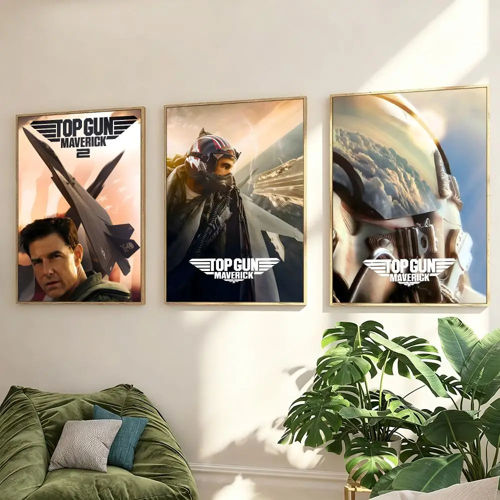 Movie Top Gun Maverick Poster Poster Minimalist Decor HD SelfAdhesive Wall Art for Home Café Bedroom Gift Aesthetic Hanging