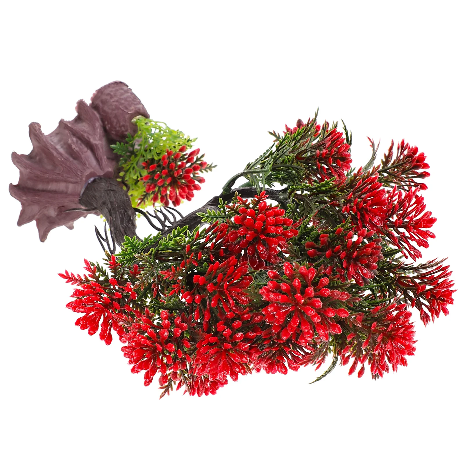 

Water Grass Decoration For Aquarium Small Tree Artificial Plant Fake Fish Tank Ornament Plastic Aquatic Plants Decor Accessories