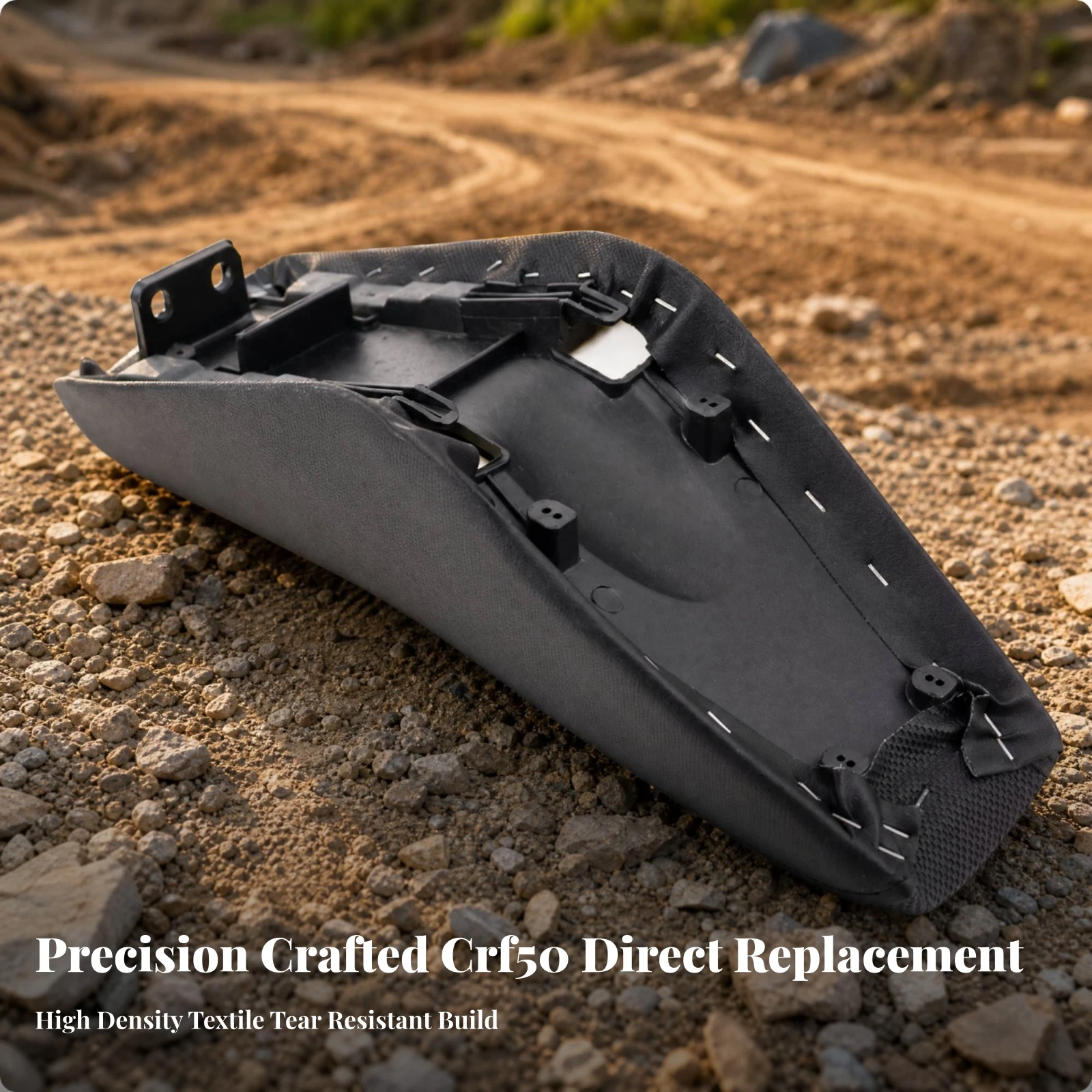 CRF50 Seat Cushion Shock Absorbing XR50 Motorcycle Seat Thick Padded Motorcycle Cushion Contoured Soft for Dirt Bike Riders