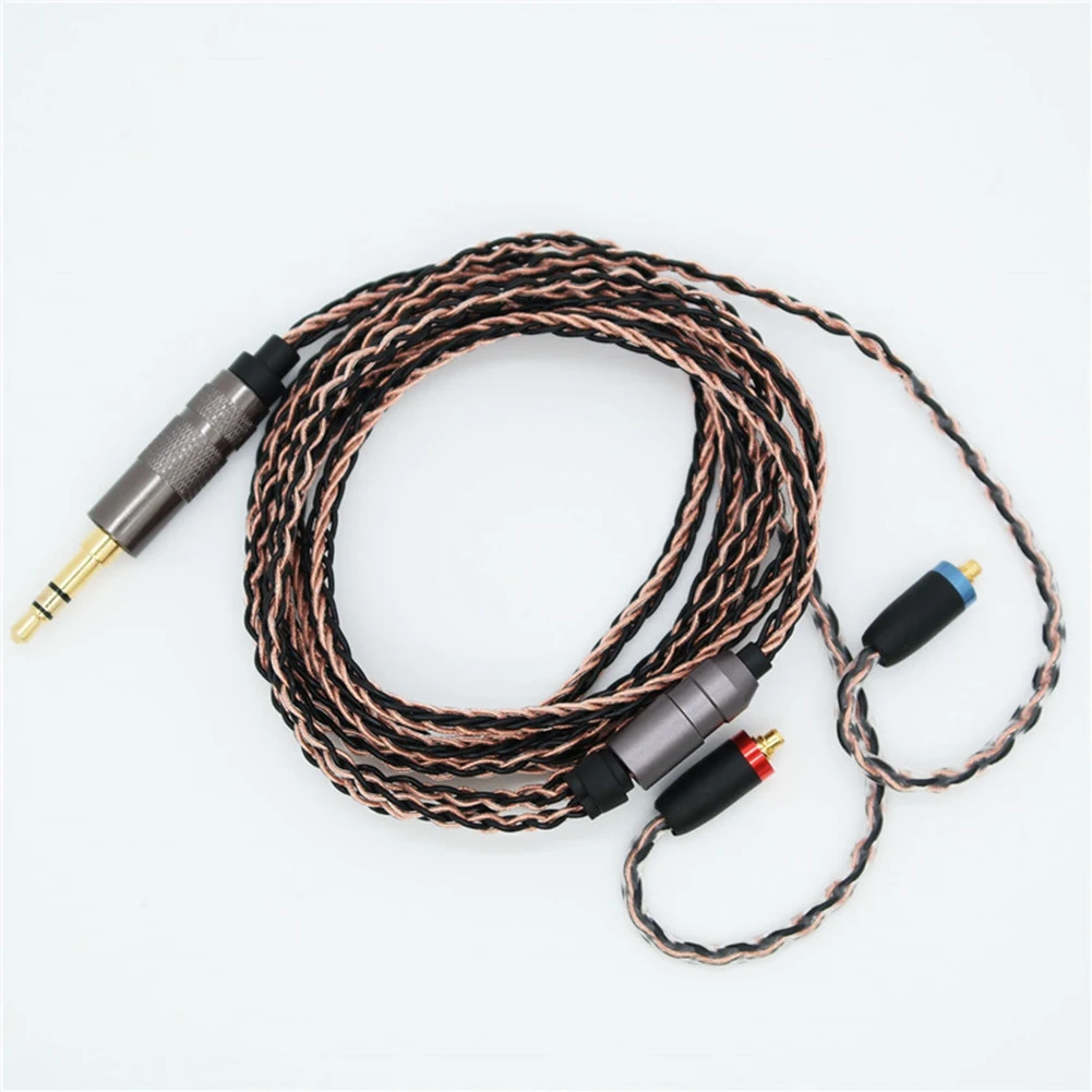 MMCX Headset Upgrade Replacement Line Used for Shure SE315 SE535 SE846 SE215 8-Strand Copper Plated Replacement Cable