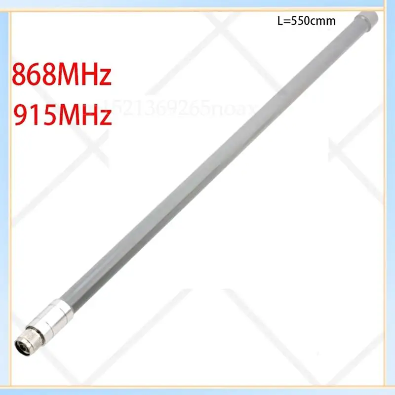 

-SPOR 3X 12Dbi 868Mhz 915Mhz Optimised Tuned Helium Omni Miner Fiberglass Aerial Antenna N-Male 550Mm Fiberglass Antenna Kit