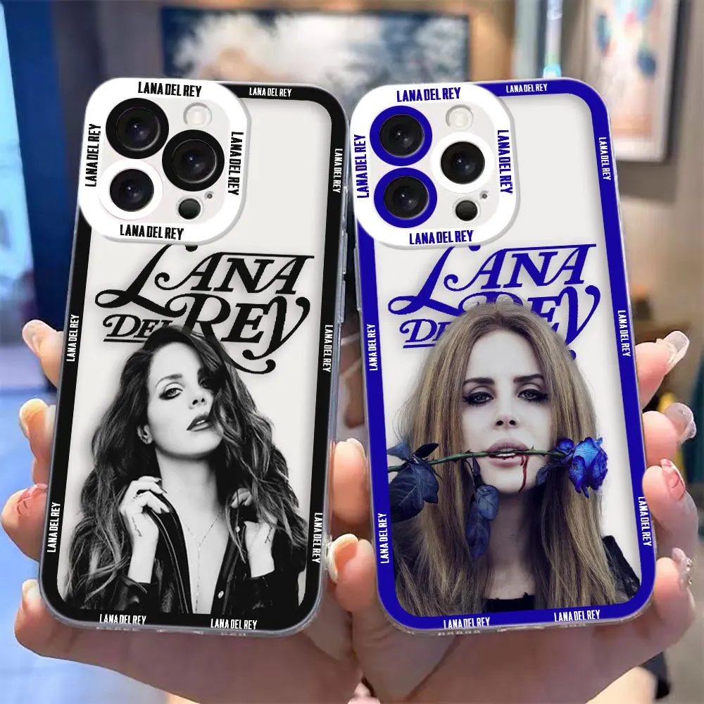 Singer L-Lana Del Rey Clear Phone Case For VIVO V20 V21 V21E V23 V23E V25 V27 V27E V29E V30E V30 V40 V50 V60 Y02 Y03 Cover Case