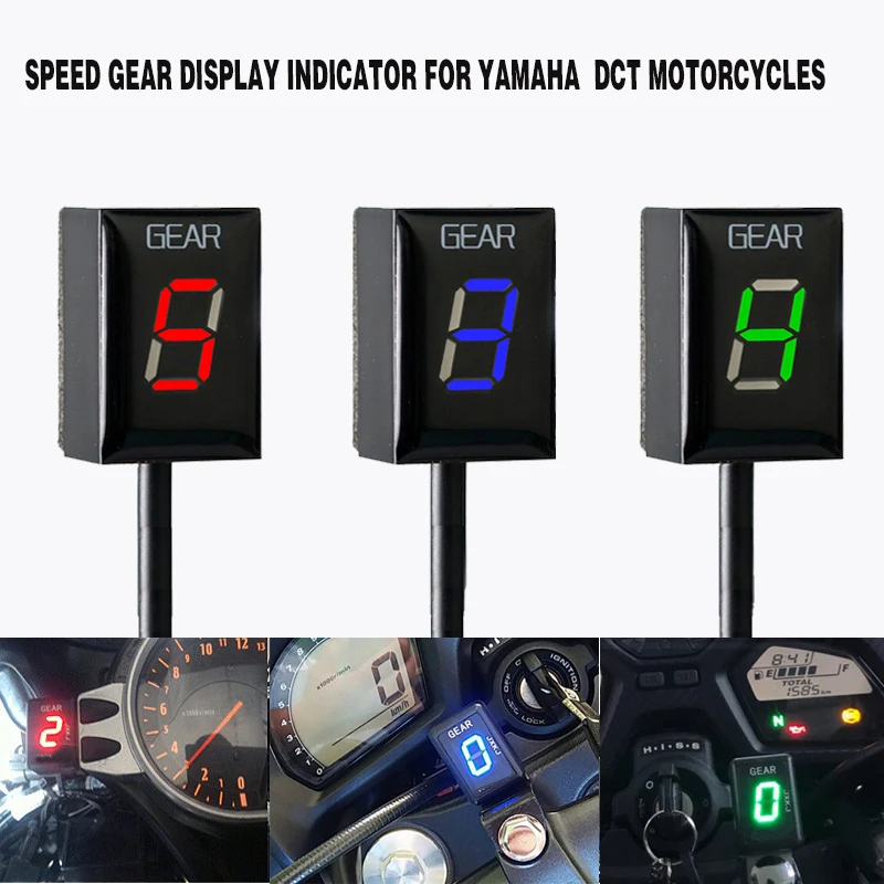 Gear Display Indicator For Yamaha FJR 1300 non-ABS 2001 - 2005 FJR1300 ABS 2003 - 2005 2004 1-6 Speed Meter