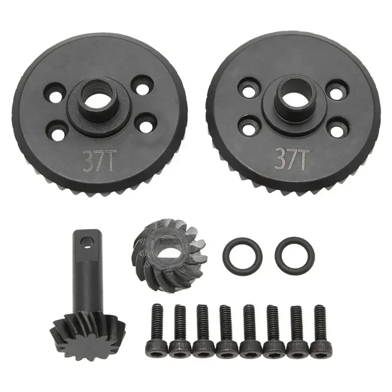 Steel Differential Ring Gear Output Gears Set 13T 37T 6882 5379 for Trxs Slash 4x4 Stampede Rustler Hoss HQ727 Upgrade Parts