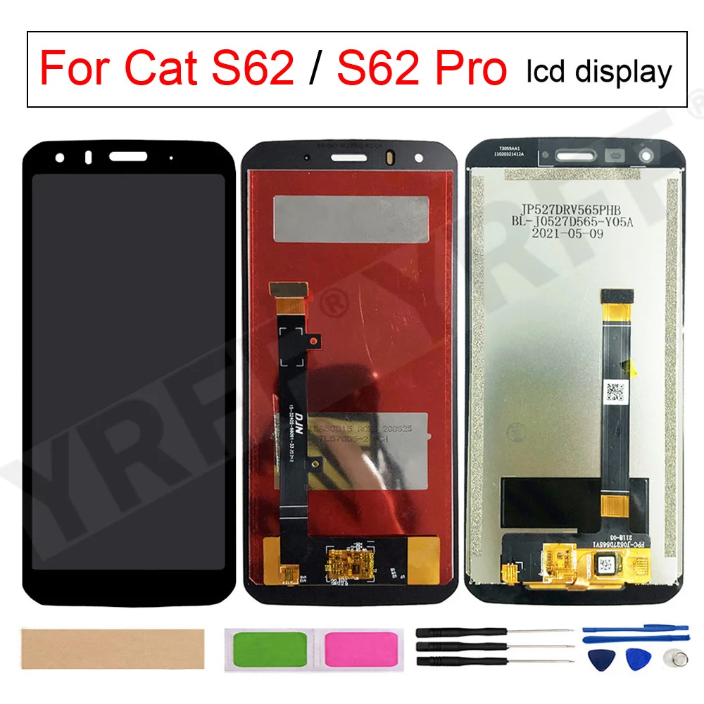 

LCD Display Touch Screen Digitizer Assembly for Caterpillar CAT S62 Pro,LCD Screen Replacement Parts