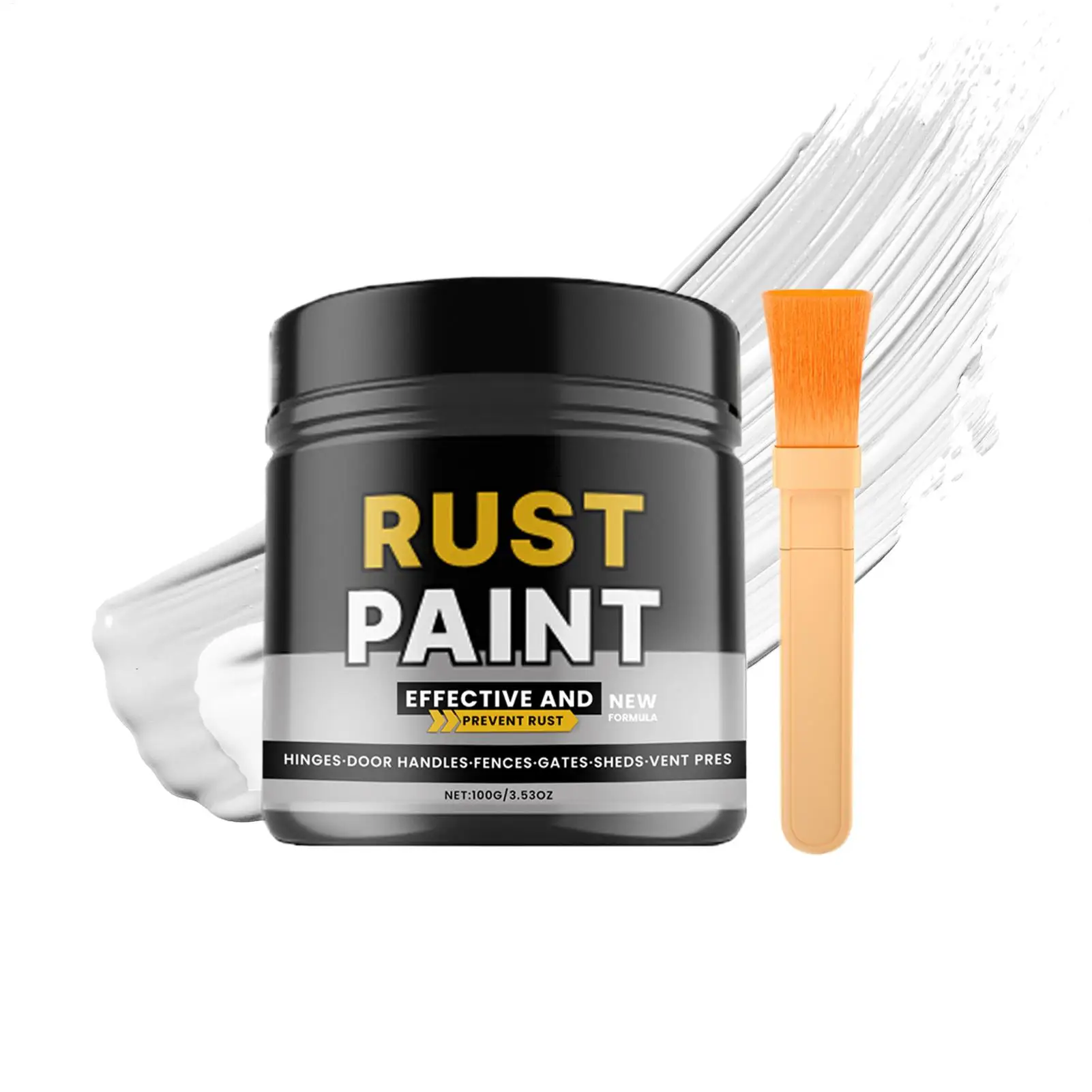 Rust Converter Quick-Dry Water-Baseds Rustproof Agent 100g Anti Rust Reformer Metal For Truck Trailer Automotive Sedan SUV Car