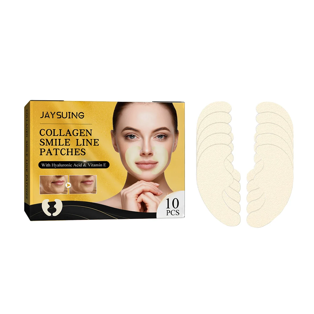 Collagen Frown Line Removal Gel Patch Nasolabial Folds Forehead Line Removal Patch Anti-Aging Face Lift Beauty Skin Care Pad