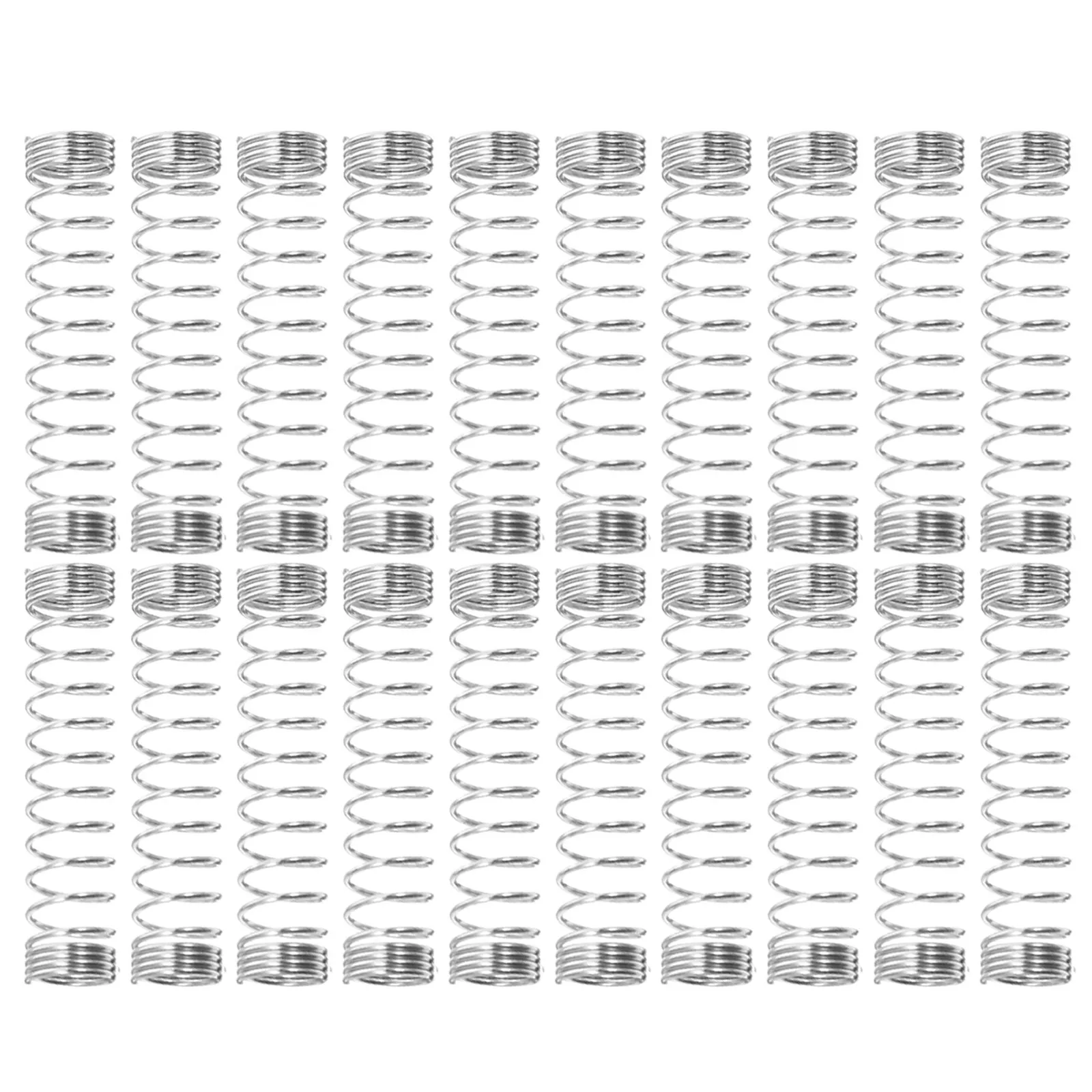 

20Pcs Stainless Steel Ballpoint Pen Compression Springs Reliable Replacement Mini Springs for Gel Pen Refills Office School