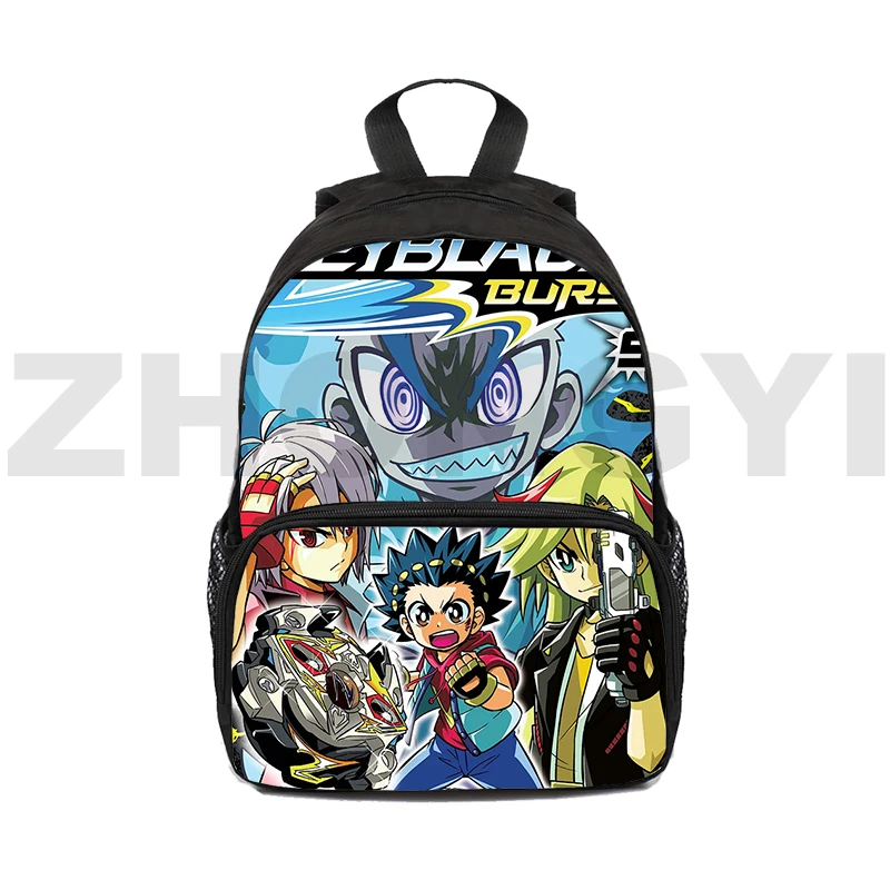 16 Zoll Mini Backapck 3D Cartoon Druck Beyblade Burst Taschen Reiß verschluss Frauen Reise Umhängetasche Herren Bücher tasche Kinder Schult aschen