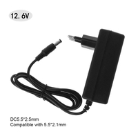 Battery 12.6V for DC 2A Intelligent Lithium Li-on Power Adapter EU US