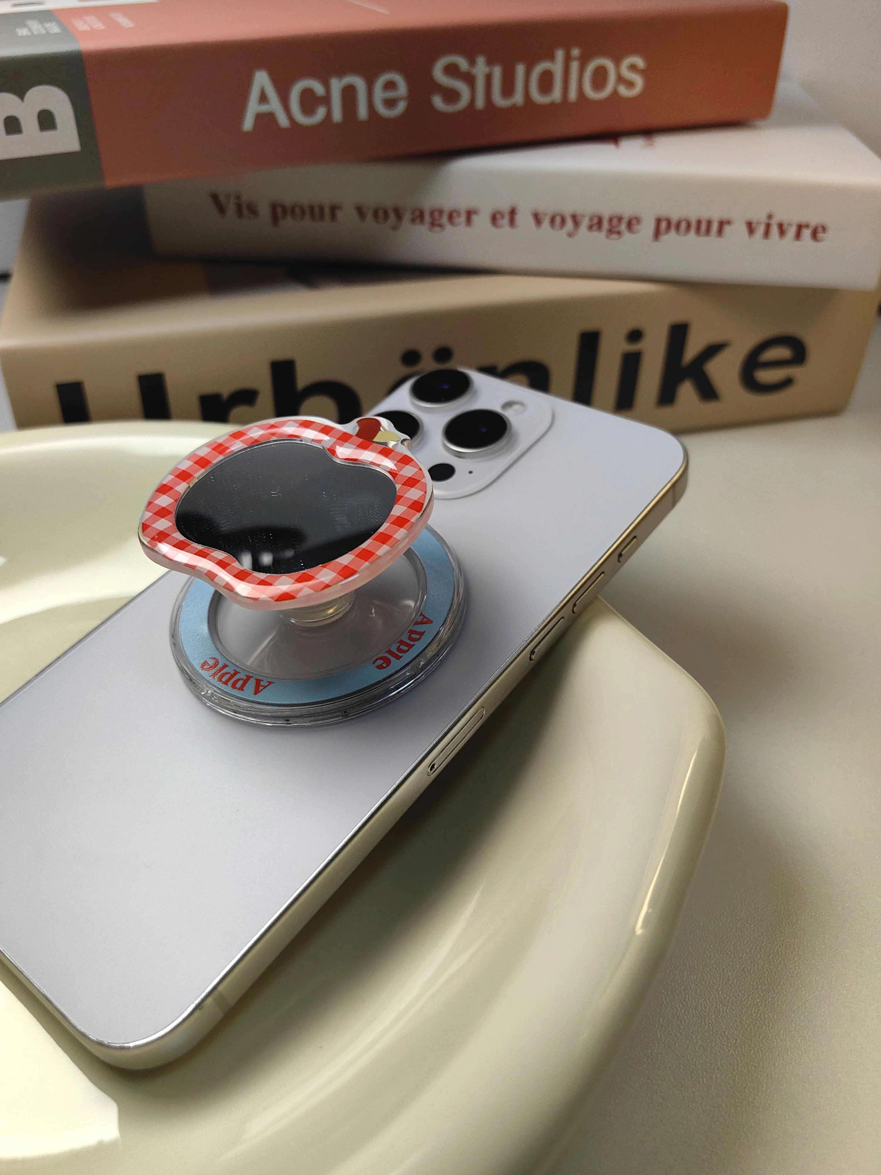 

Милый 3D держатель для телефона с зеркалом Apple Griptok, кольцо на палец, поддержка iPhone, чехлы Samsung, Grip Tok, кронштейн для розетки, подарок для девочки