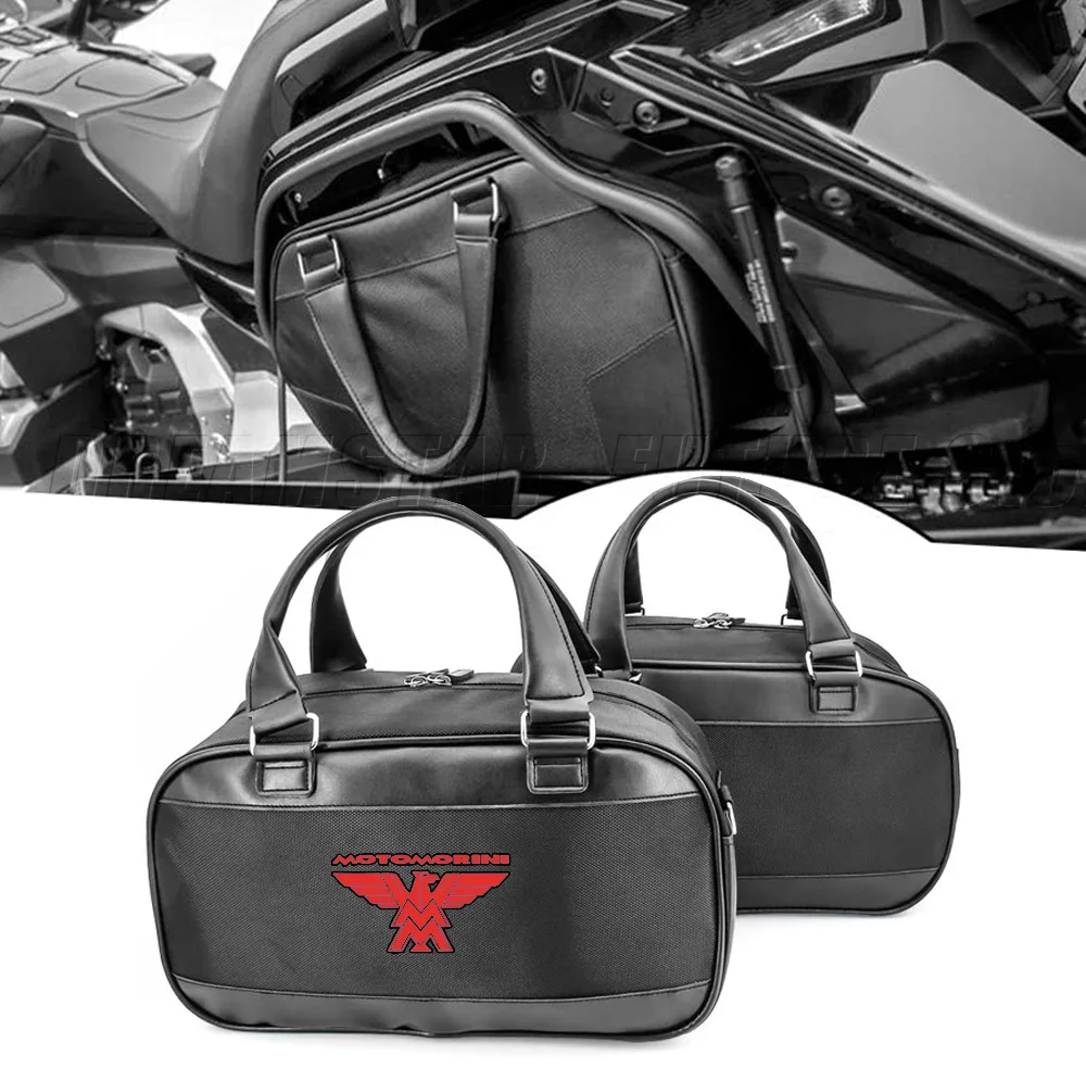 

For Moto X-CAPE 650 Xcape650 Motomorini 2022 2023Motorcycle Trunk Saddlebag Saddle bags Liner Set Inner Bag Side Case