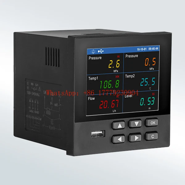 

RK600-03 18-канальный красочный безбумажный регистратор данных