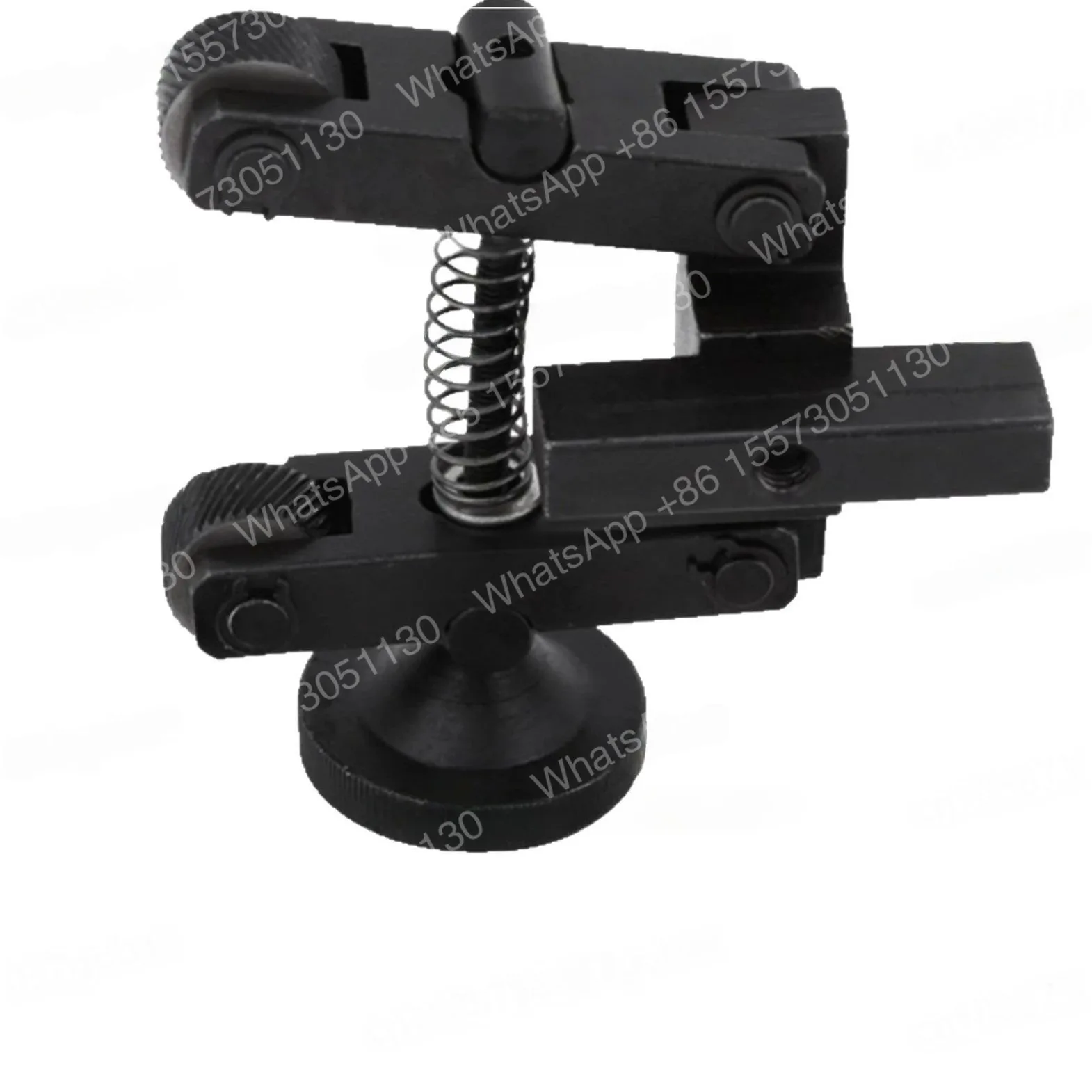 Clip-on rack adjustable handle pulley lathe tool device left and right twill double wheel knurling