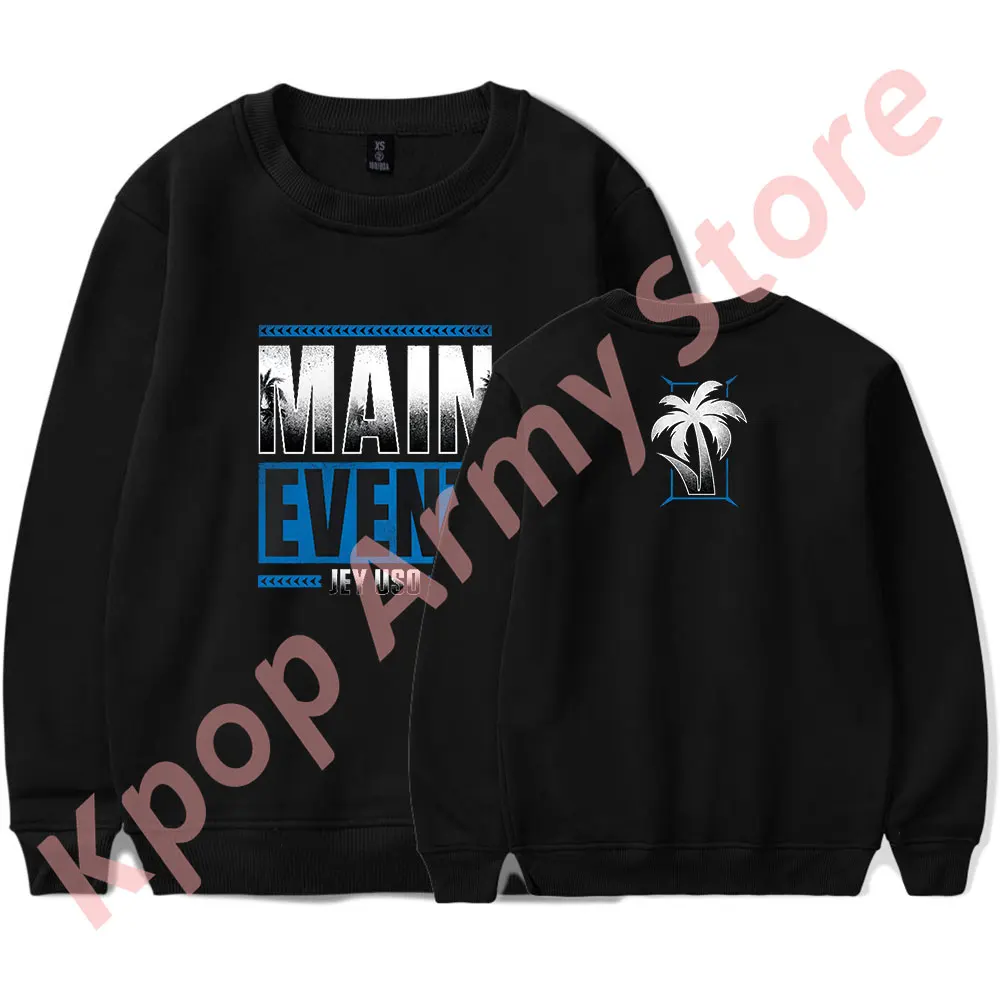 

Jey Uso Main Event Crewneck Yeet Logo Merch Косплей Женщины Мужчины Модные повседневные толстовки с длинными рукавами в стиле хип-хоп