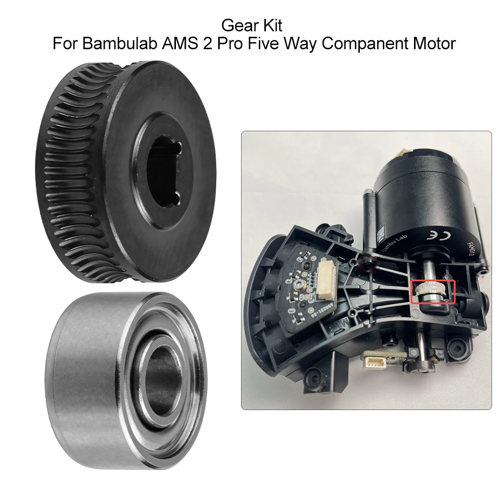 Für Bambu Lab AMS2 Pro Gear Hochwertiges gehärtetes Stahlgetriebe-Set für Bambulab AMS 2 Pro Fünf-Wege-Komponentenmotor Zubehör – Detail 3