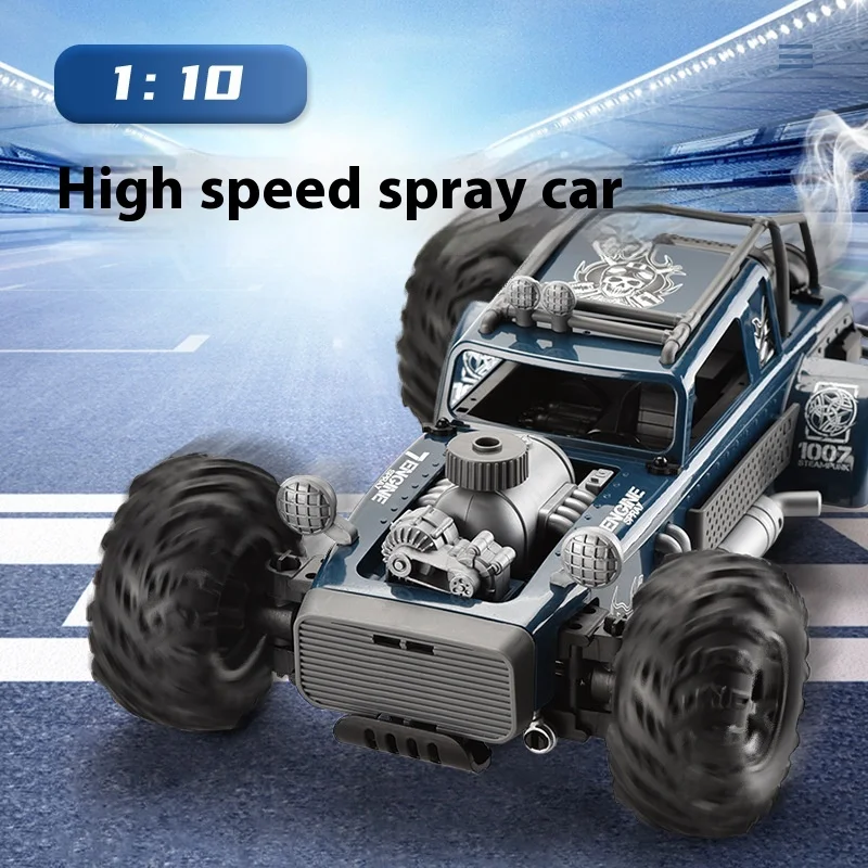 1: 10 Spray Off-road Mountain Non Bound Feet 4wd Remote Control Climbing Car Charging Cool Stunt Adult Children's Toys